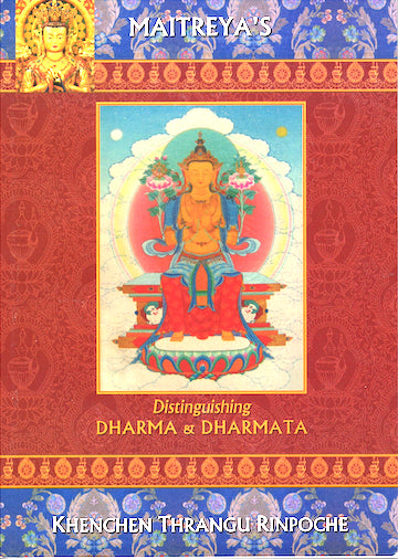 Distinguishing Dharma from Dharmata (Book)