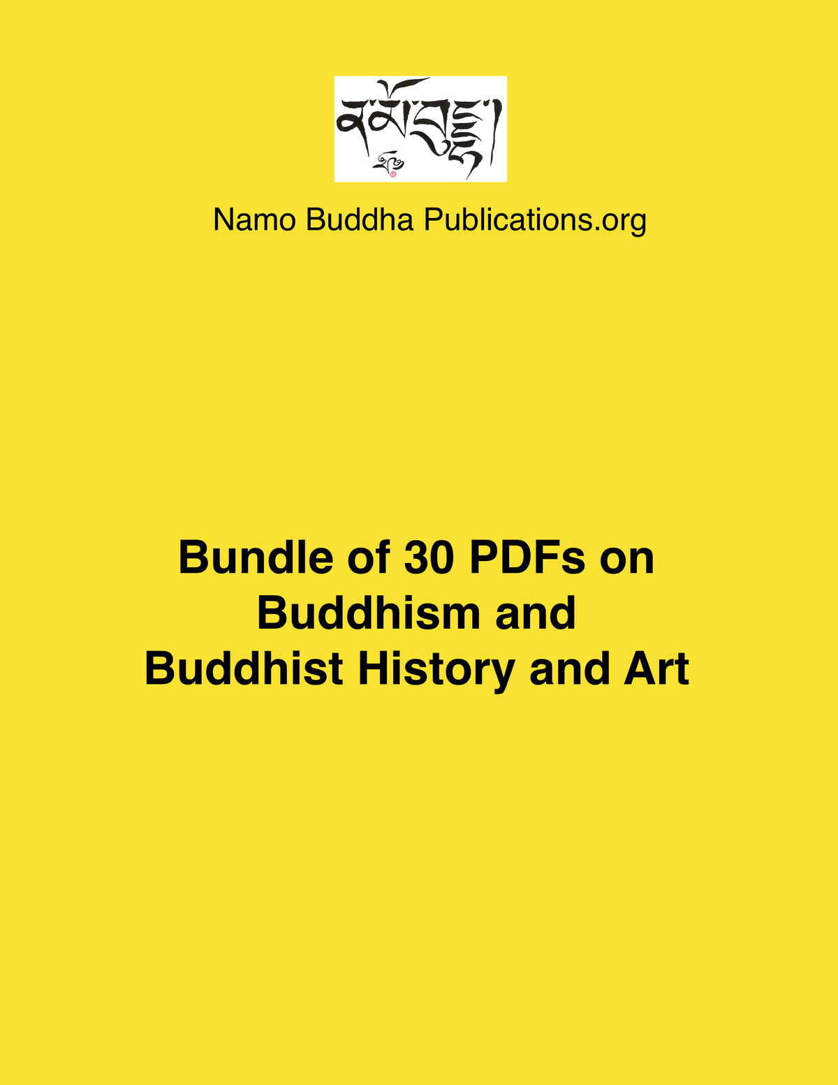 A set of 30 PDFs on Buddhist history (Bundle)
