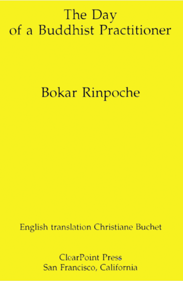 Bokar Rinpoche A Day of a Buddhist Practitioner (Free PDF Dowload)