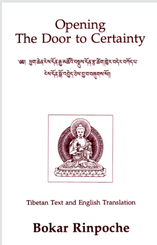 Bokar Rinpoche Open Door to Certainty (PDF)